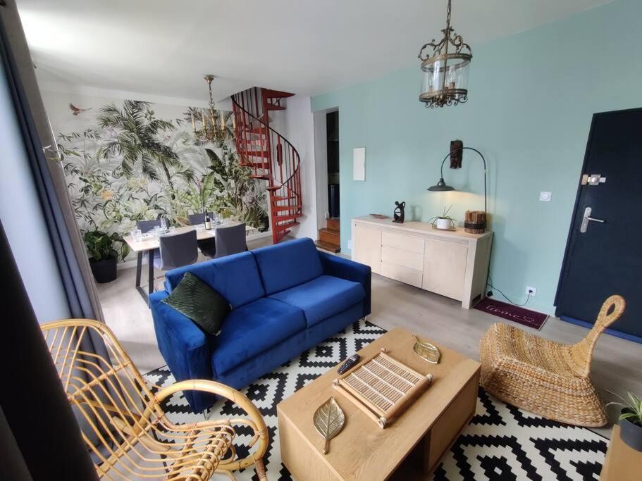 Le Tropica Appartement 2 Chambres, Plein Sud Centre Ville De Vitre Kültér fotó